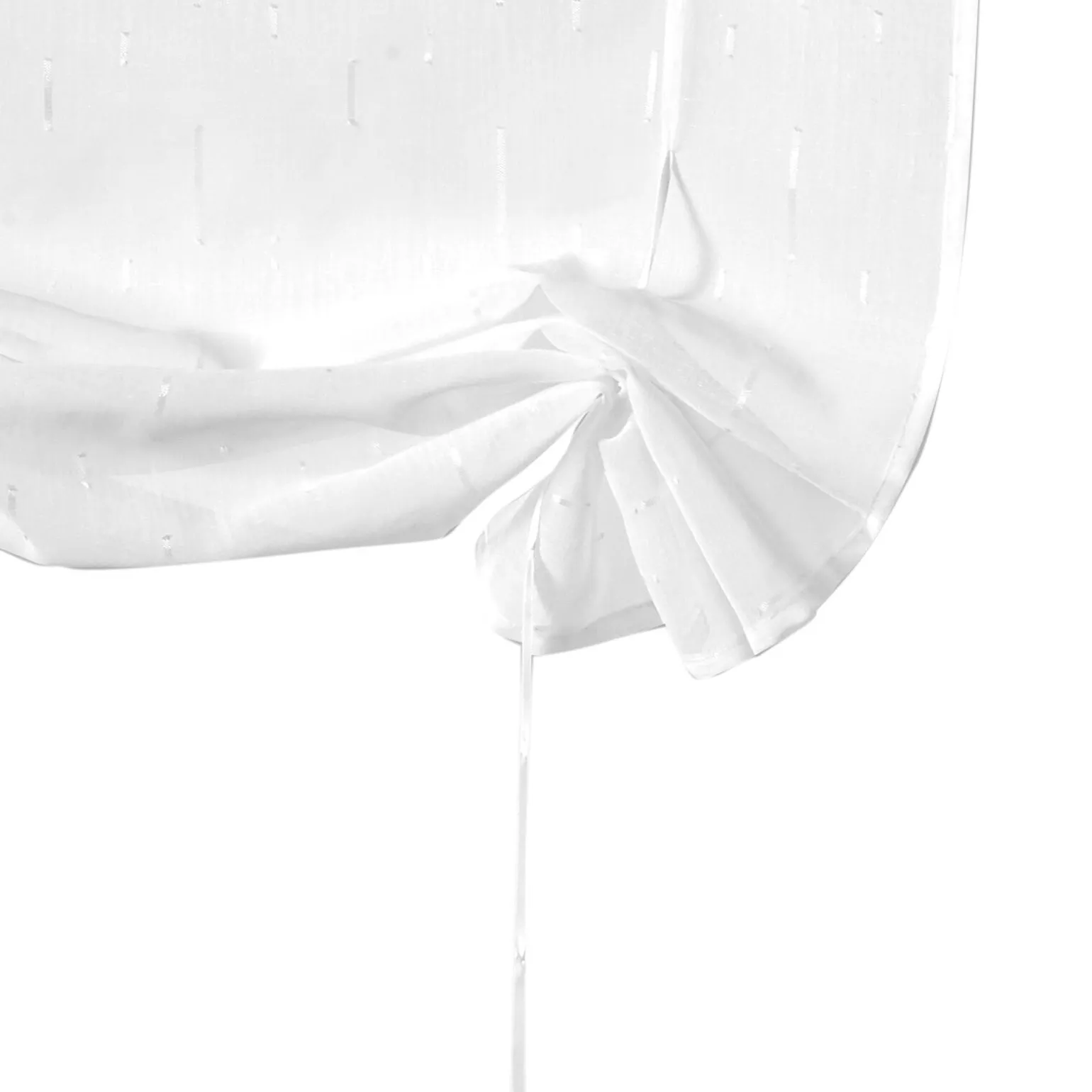 Vitrage FILAMENT coloris blanc 60 x 140 cm - 4MURS