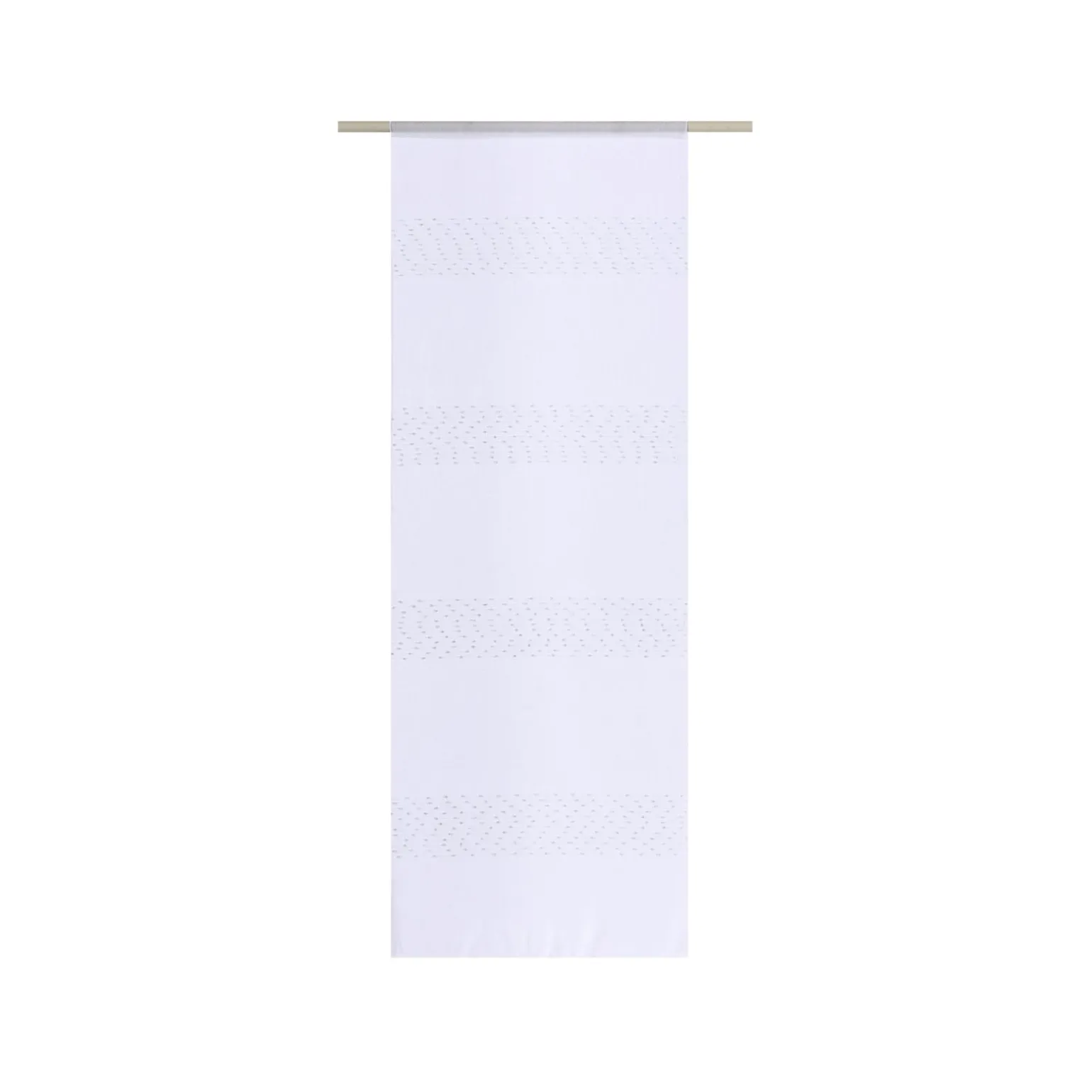 Vitrage FLOCON coloris blanc 45 x 130 cm - 4MURS
