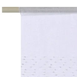 Vitrage FLOCON coloris blanc 58 x 130 cm - 4MURS