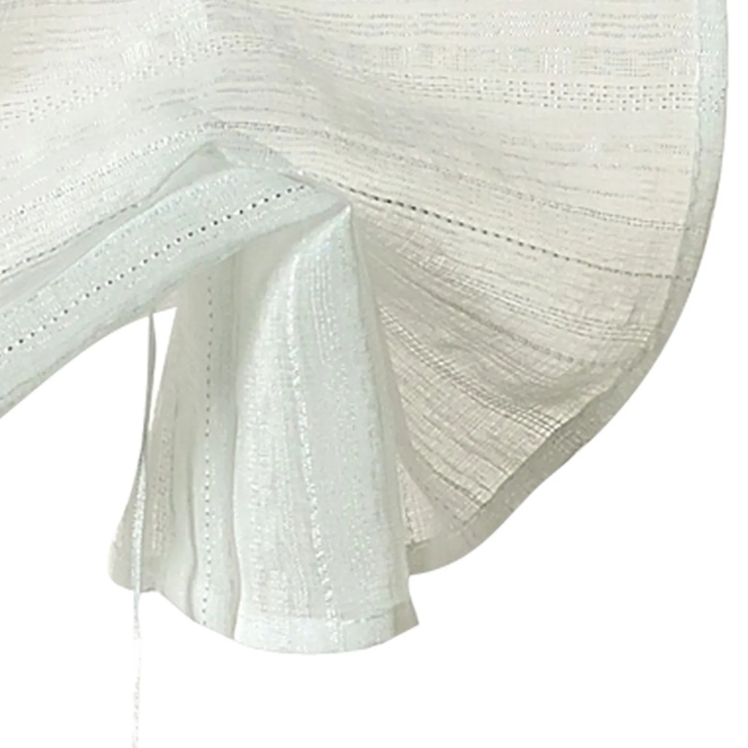 Vitrage LOLA coloris blanc 60 x 160 cm - 4MURS