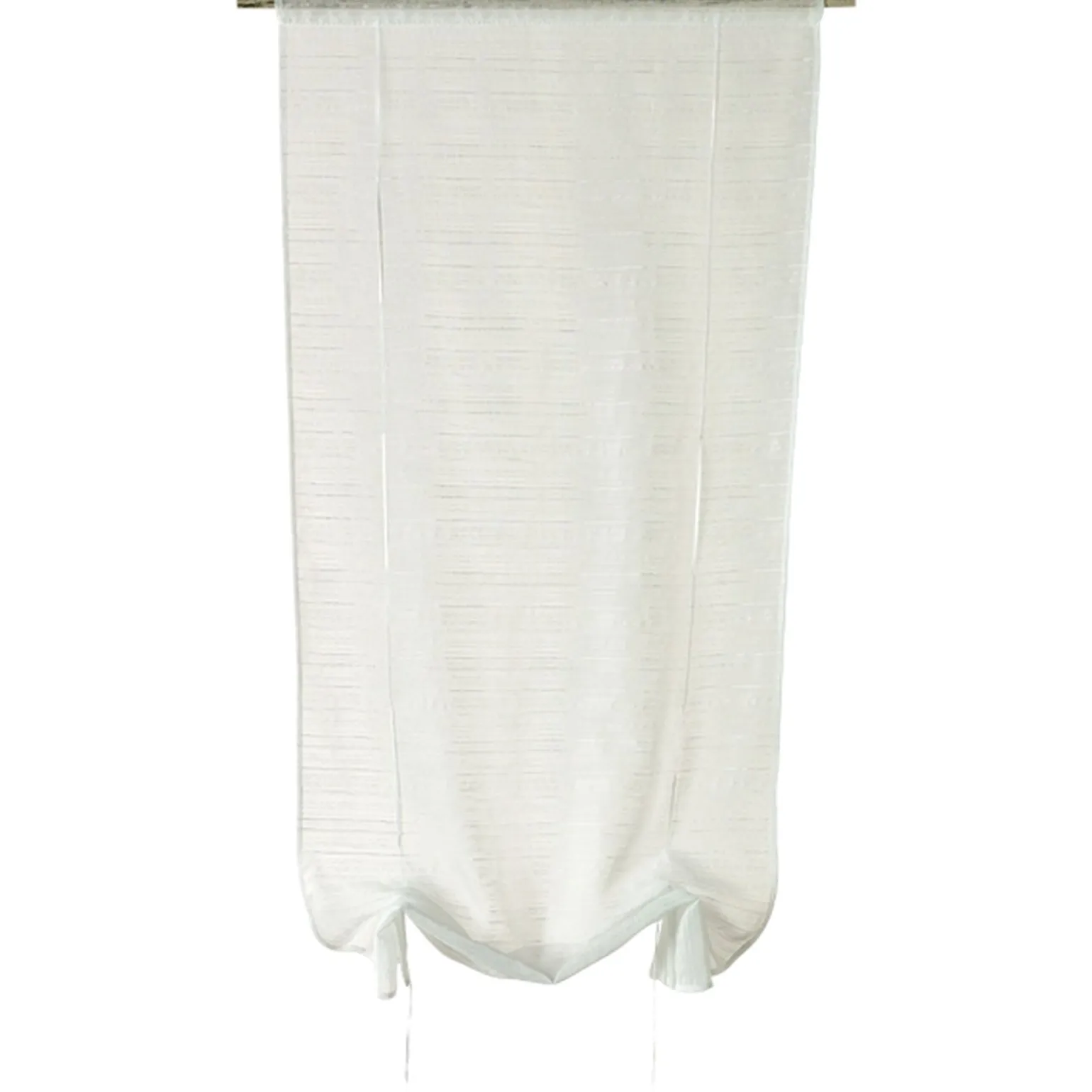 Vitrage LOLA coloris blanc 60 x 160 cm - 4MURS