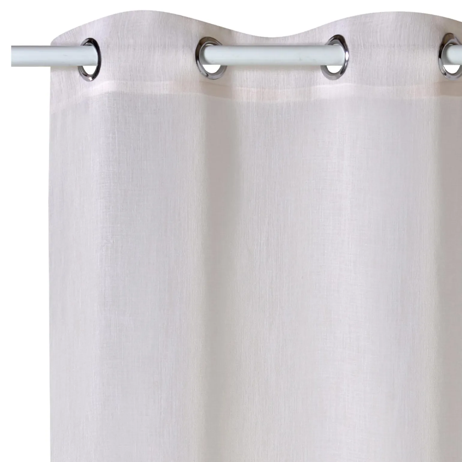 Voilage ACCADIA coloris beige rosé 140 x 240 cm - 4MURS
