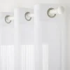 Voilage ADELIA coloris blanc 140 x 240 cm - 4MURS