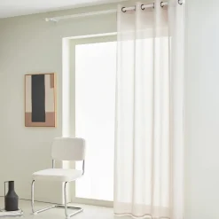 Voilage ADONIS coloris écru 140 x 240 cm - 4MURS