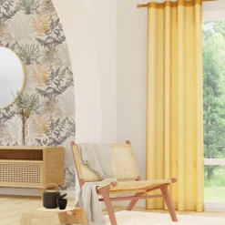 Voilage AIA coloris curry 140 x 240 cm - 4MURS