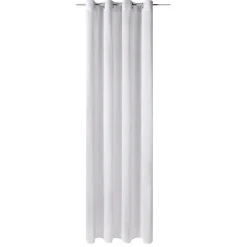 Voilage ASPECT LIN coloris blanc 145 x 260 cm - 4MURS