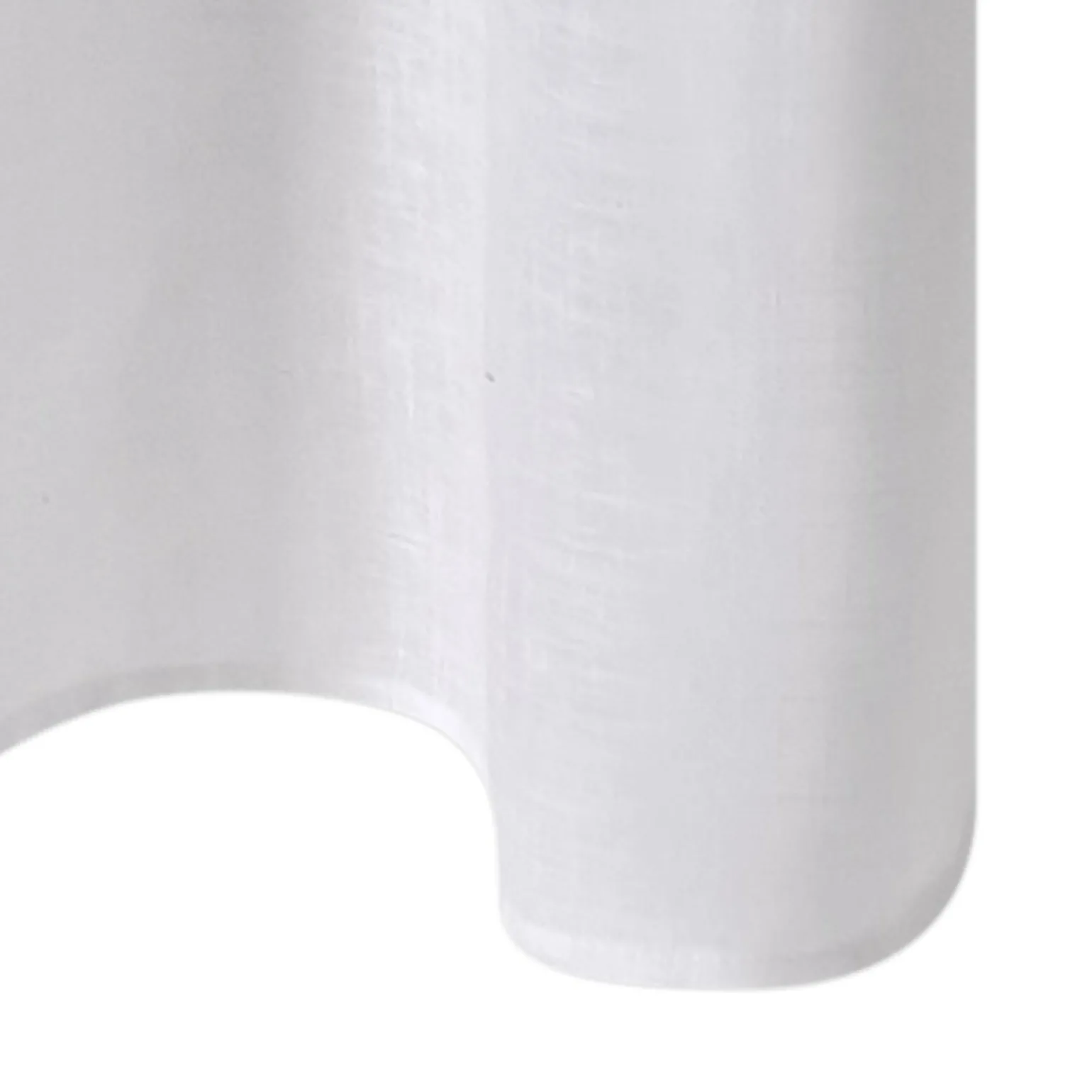 Voilage ASPECT LIN coloris blanc 145 x 260 cm - 4MURS