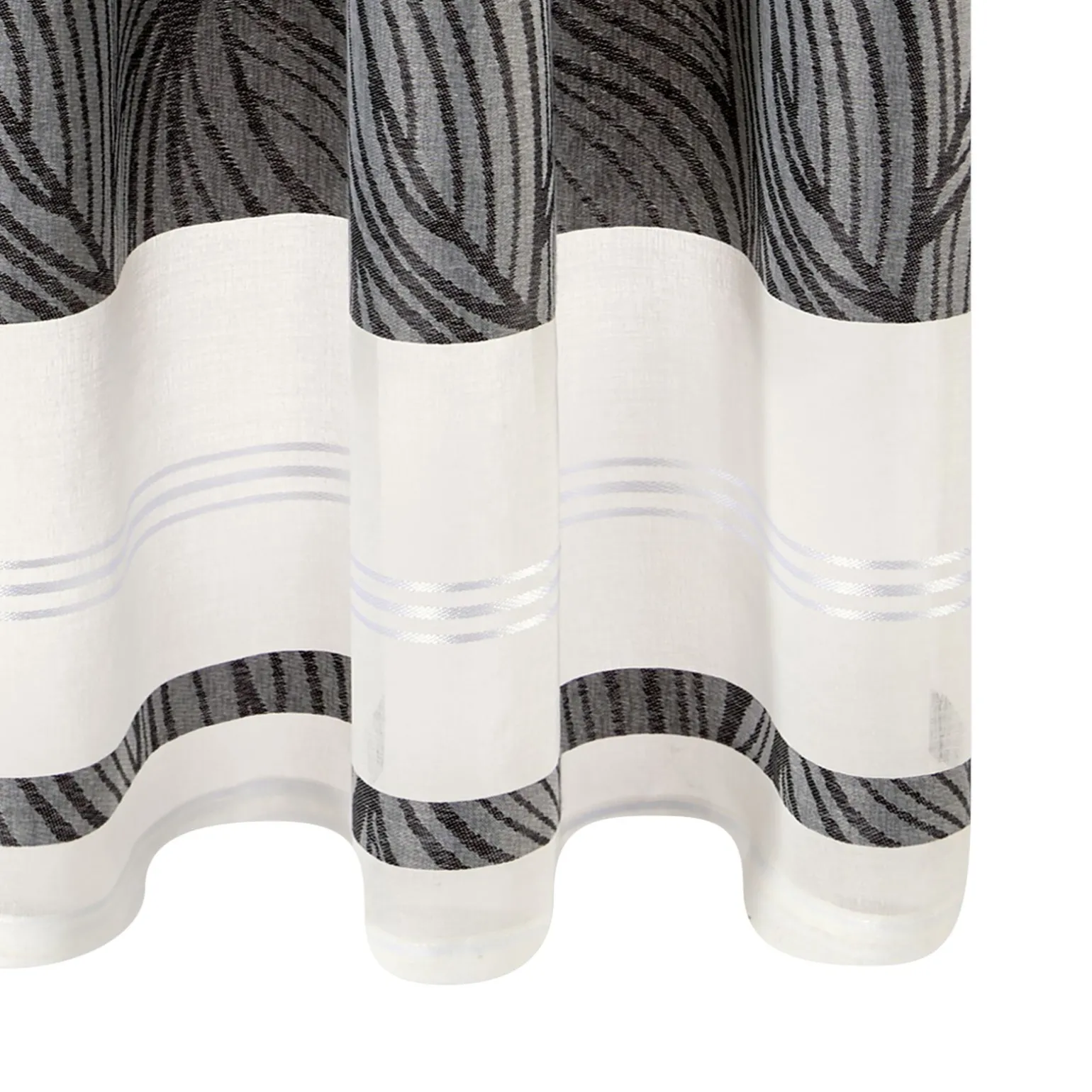 Voilage BAOBAB coloris noir 140 x 240 cm - 4MURS