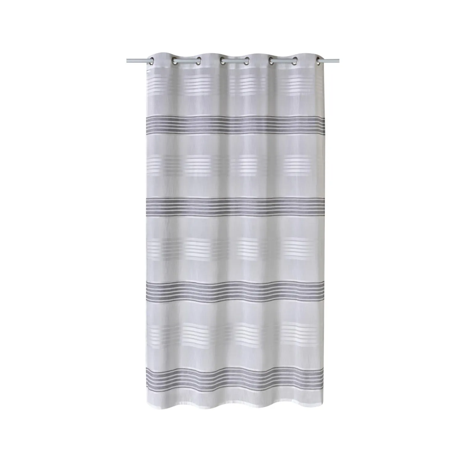 Voilage BRIZA coloris gris perle 140 x 240 cm - 4MURS
