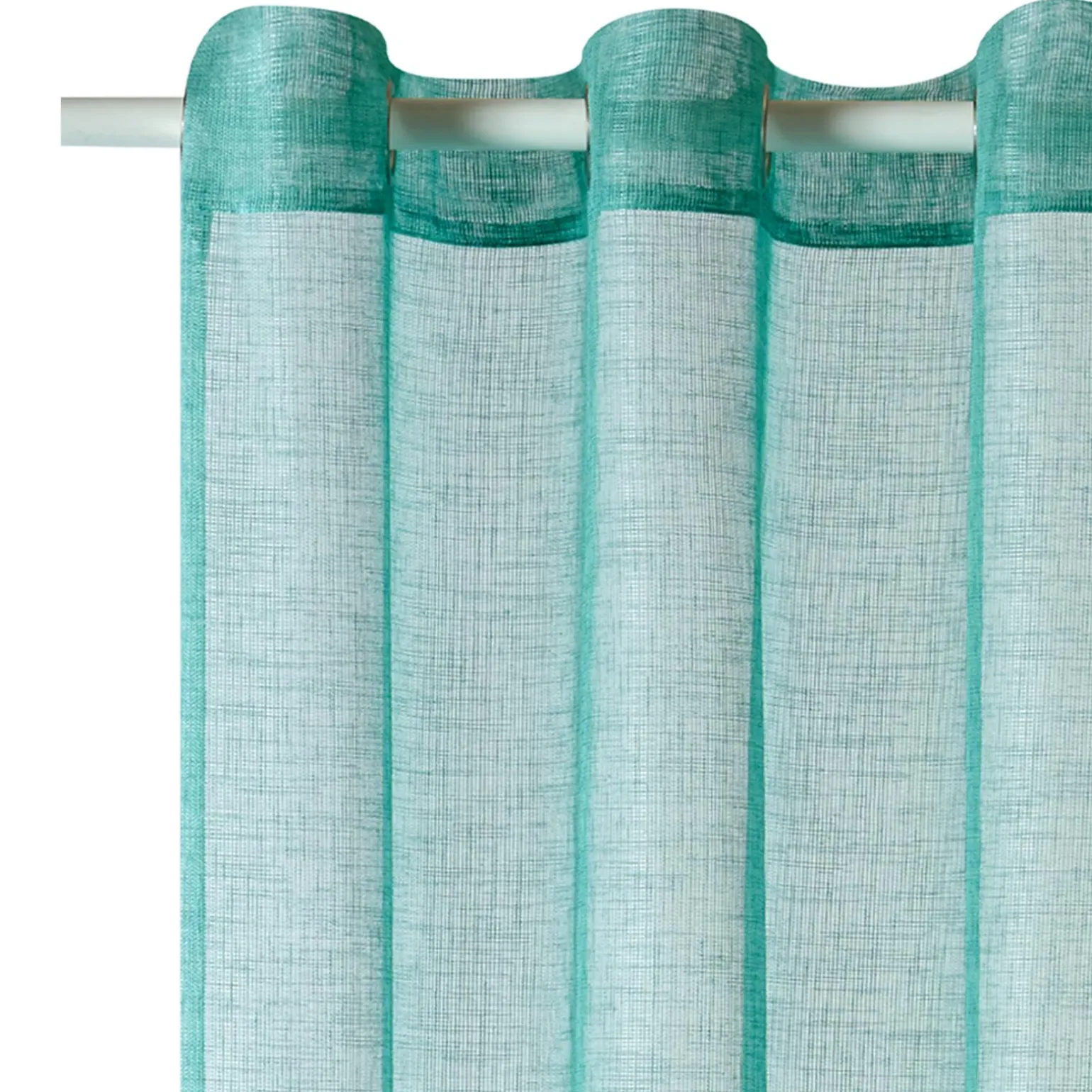 Voilage CANOAS coloris bleu aqua 140 x 260 cm - 4MURS