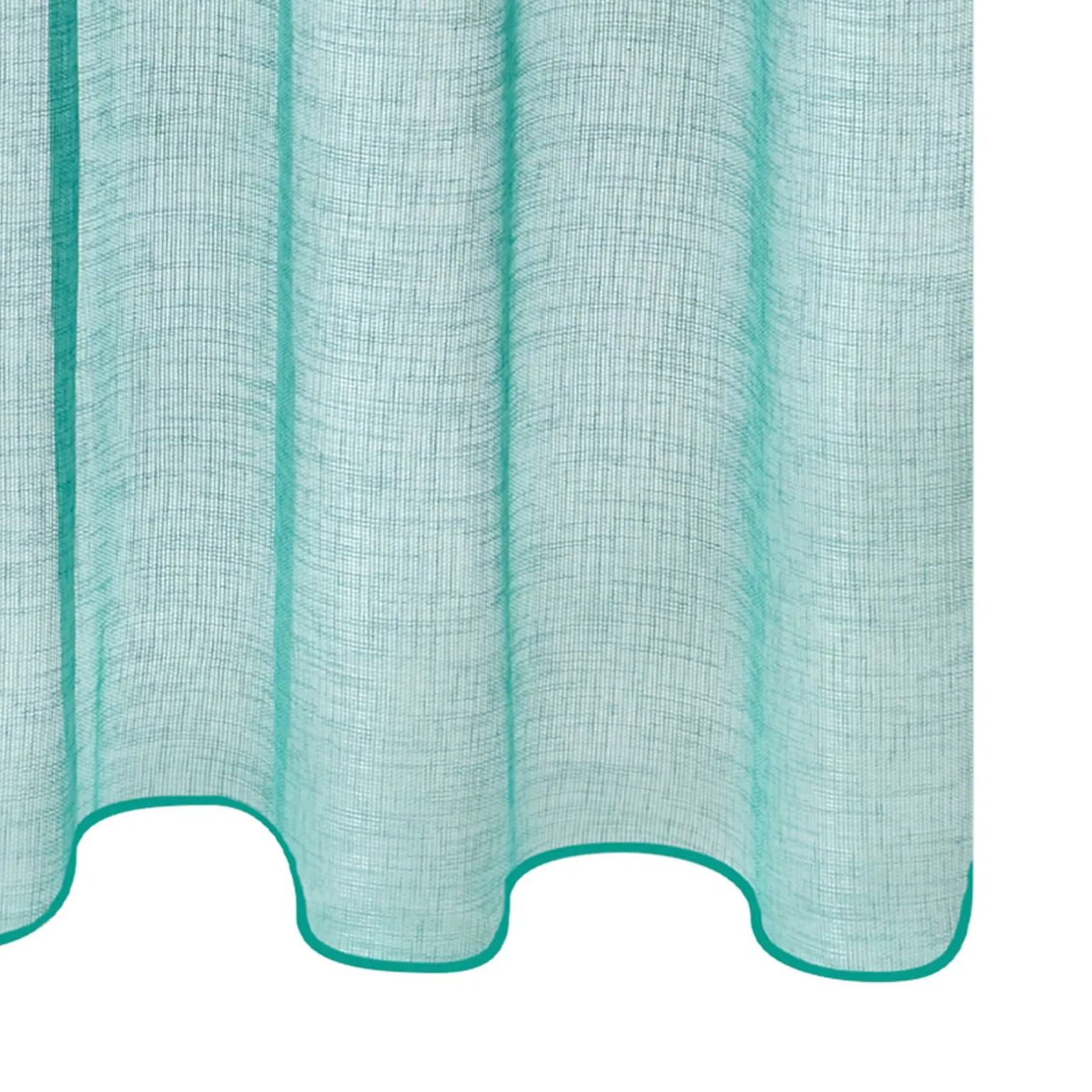 Voilage CANOAS coloris bleu aqua 140 x 260 cm - 4MURS