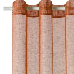 Voilage CANOAS coloris terre brulée 140 x 260 cm - 4MURS