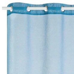 Voilage COLORS coloris bleu turquoise 140 x 260 cm - 4MURS