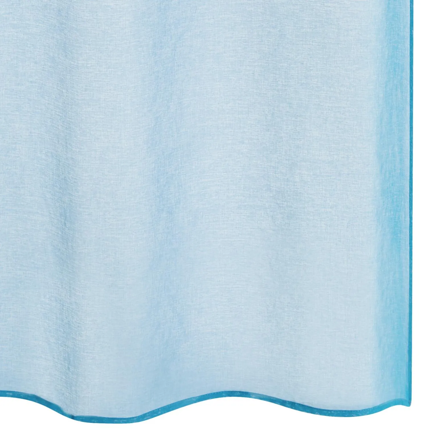 Voilage COLORS coloris bleu turquoise 140 x 260 cm - 4MURS