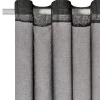 Voilage COLORS coloris noir 140 x 260 cm - 4MURS