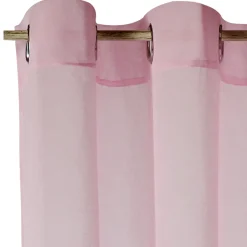 Voilage COLORS coloris rose pâle 140 x 260 cm - 4MURS