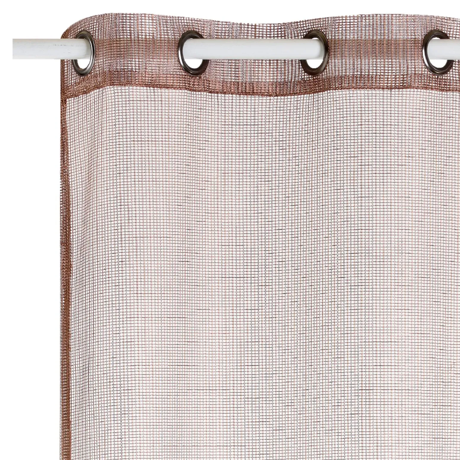 Voilage COOPER coloris cuivre 140 x 260 cm - 4MURS
