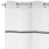 Voilage FANTAISIE coloris blanc 140 x 240 cm - 4MURS