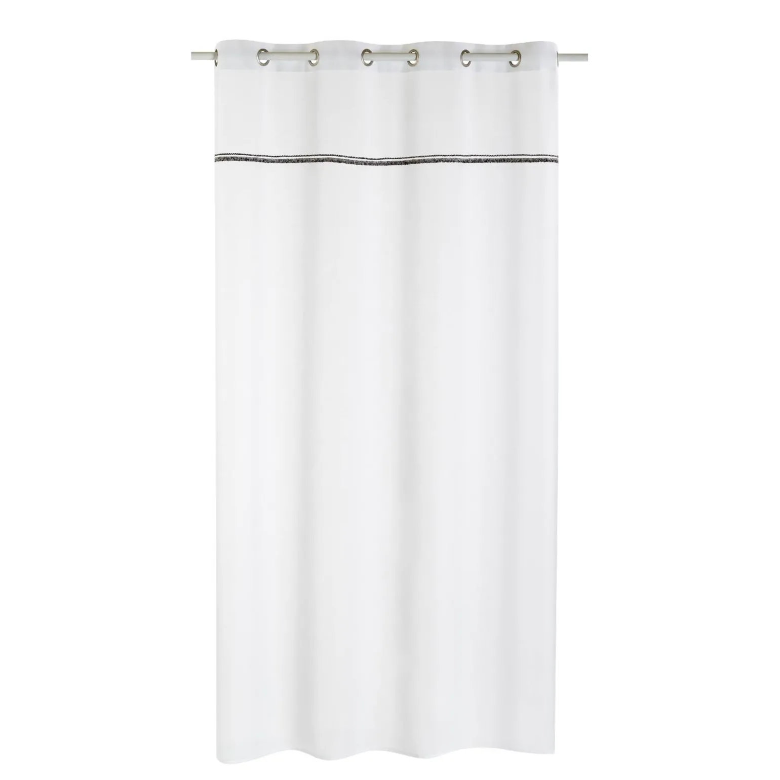 Voilage FANTAISIE coloris blanc 140 x 240 cm - 4MURS