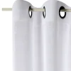 Voilage FLOT BLEU coloris blanc 300 x 240 cm - 4MURS