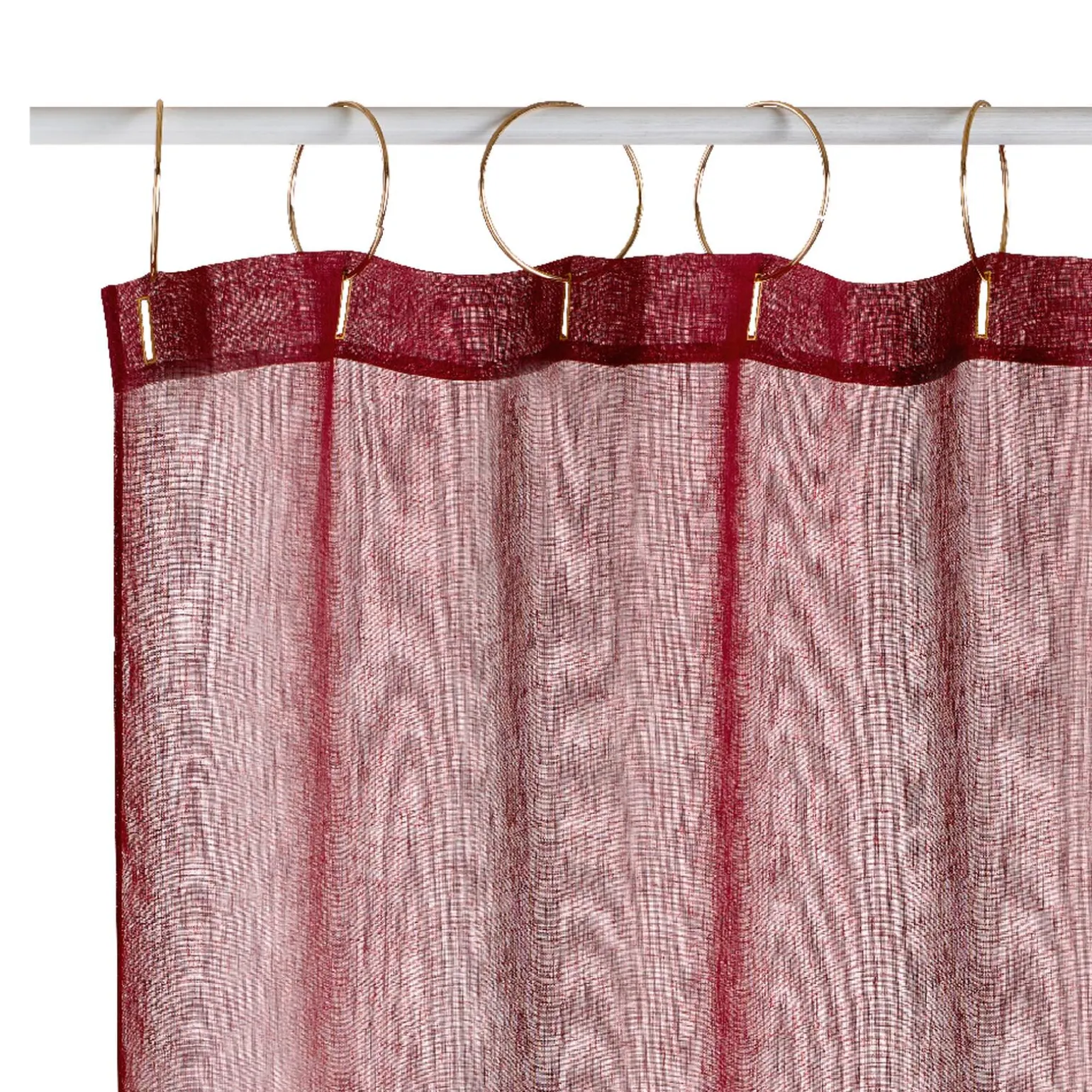Voilage IRIBE coloris marsala 140 x 240 cm - 4MURS