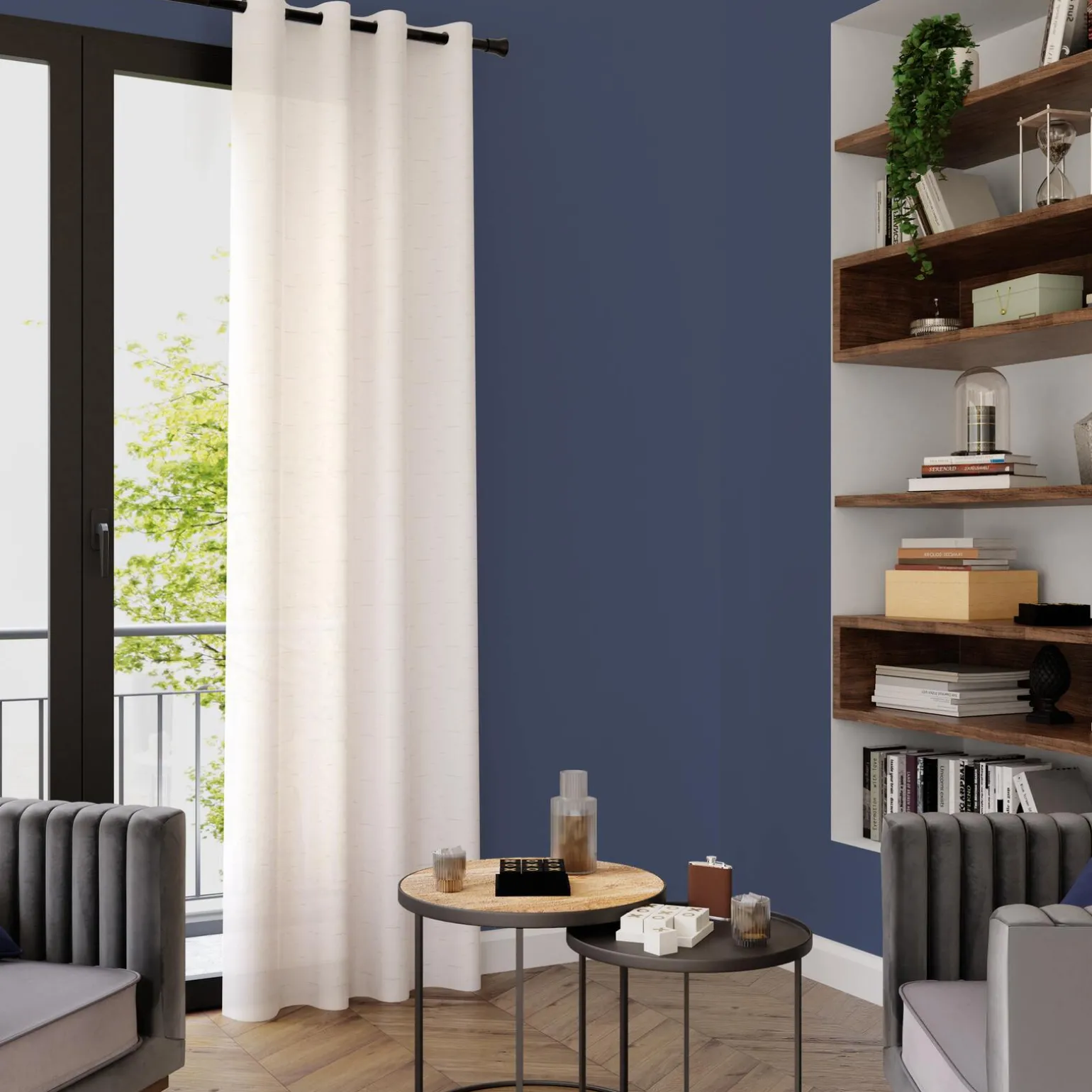 Voilage KLIA coloris doré 140 x 240 cm - 4MURS