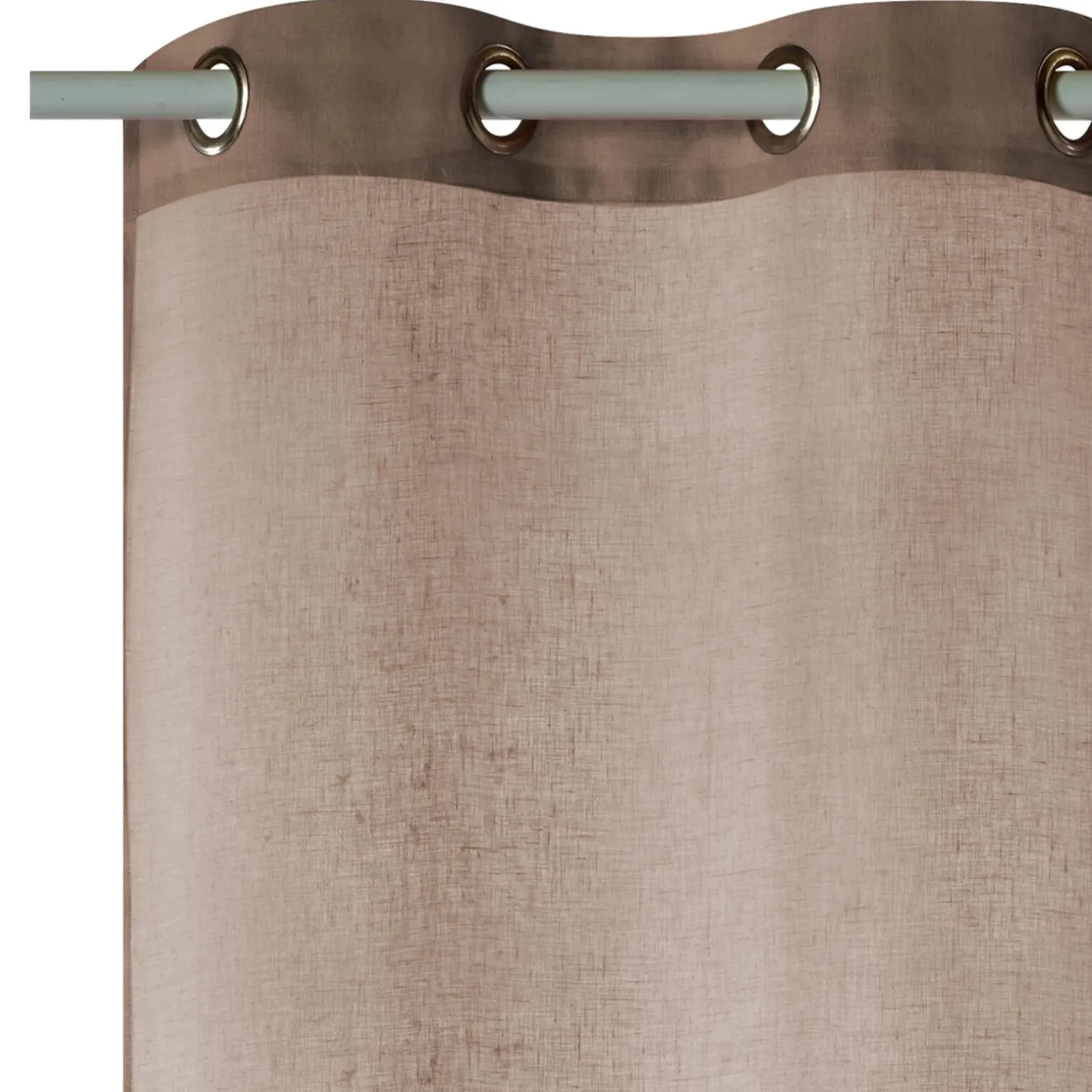 Voilage Lin LINAE coloris santal 140 x 260 cm - 4MURS