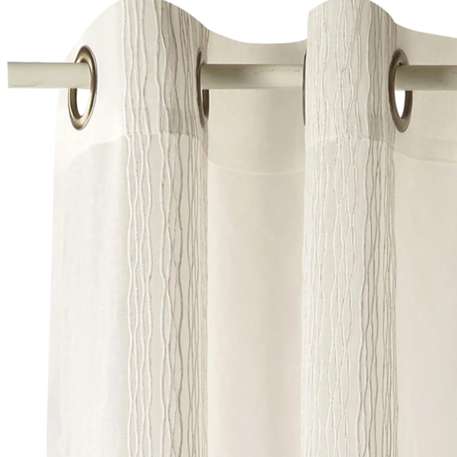Voilage LUCID coloris beige naturel 140 x 240 cm - 4MURS
