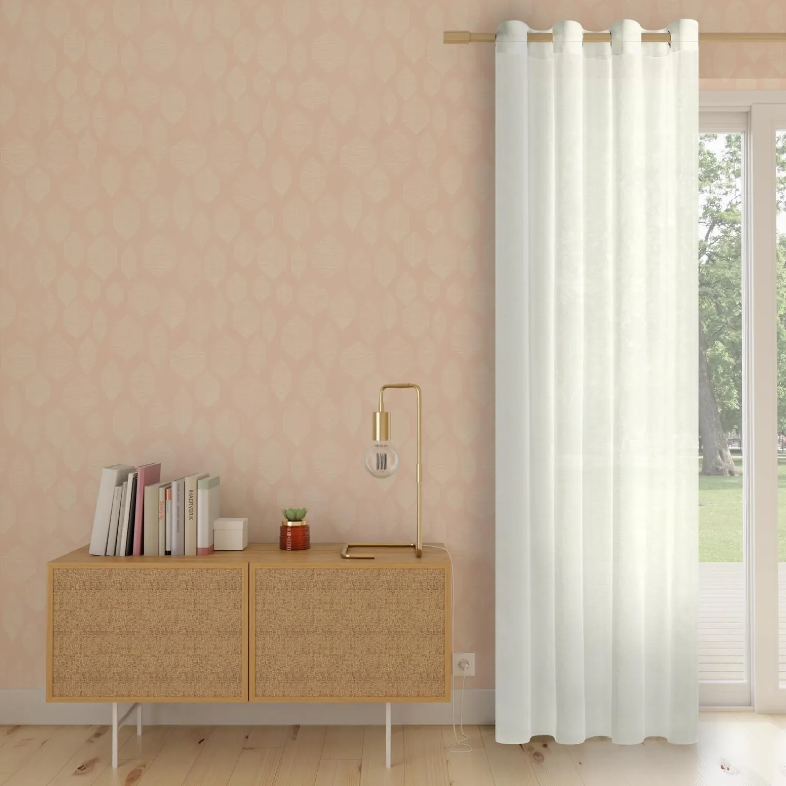 Voilage MIA coloris naturel 140 x 240 cm - 4MURS