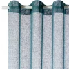 Voilage MICAO coloris bleu pétrole 145 x 240 cm - 4MURS