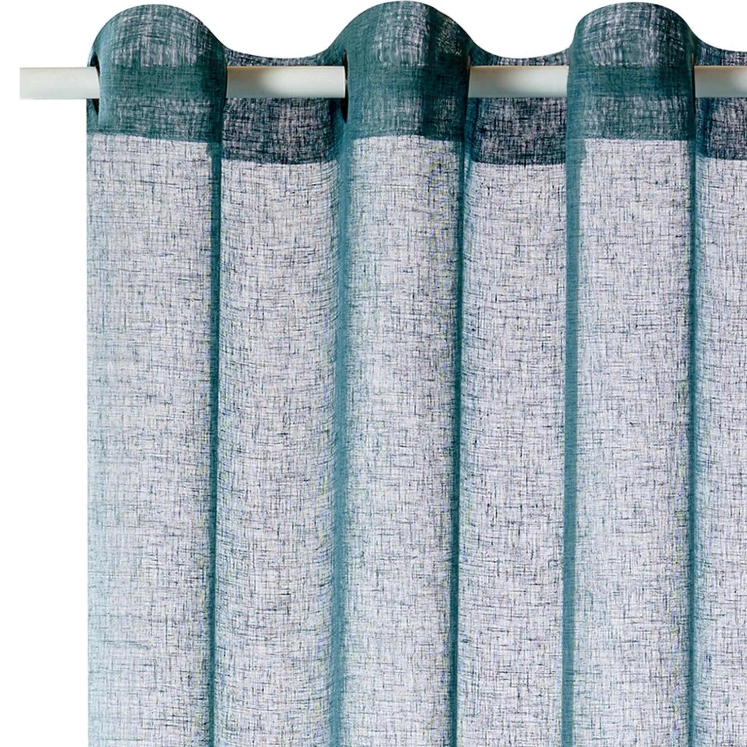 Voilage MICAO coloris bleu pétrole 145 x 240 cm - 4MURS