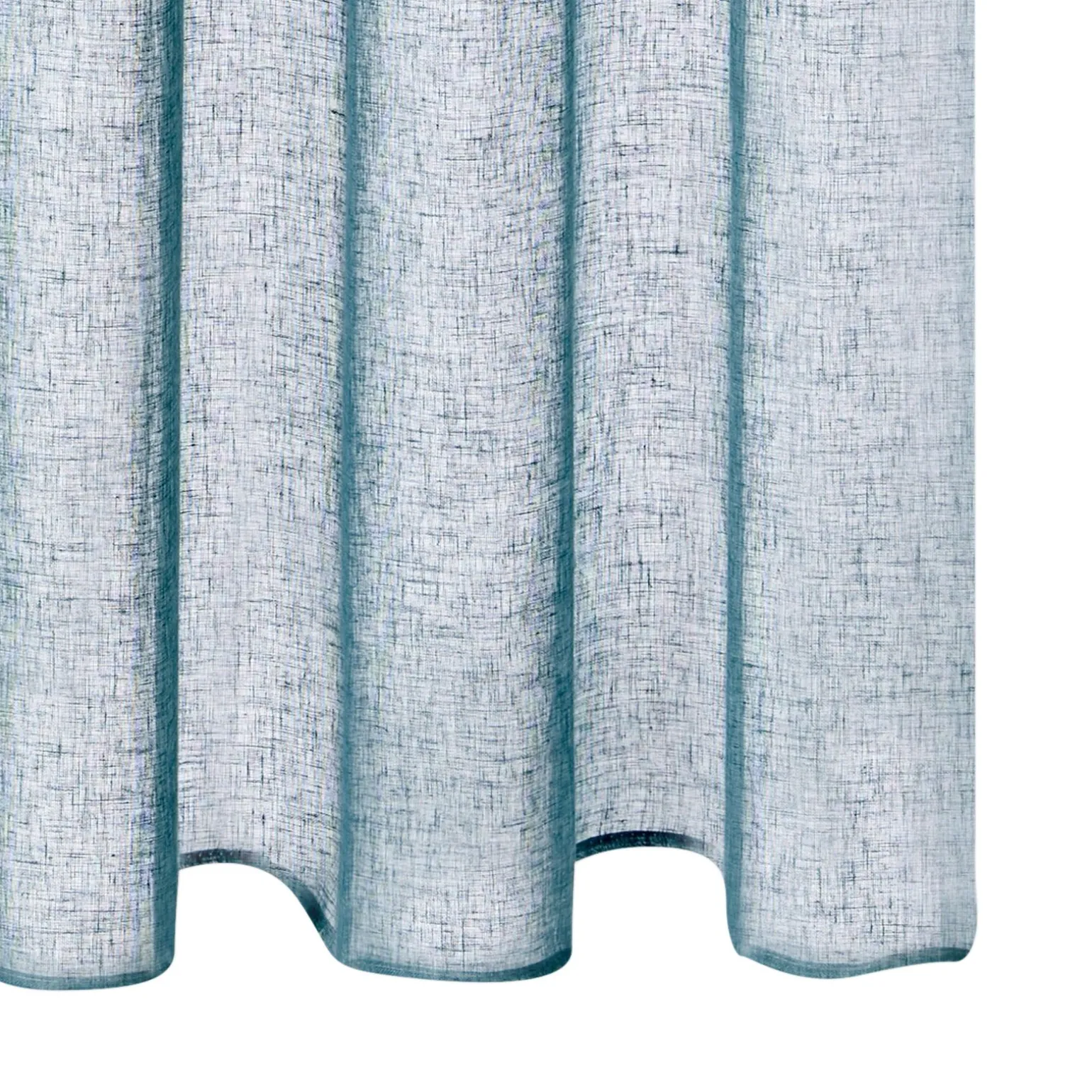 Voilage MICAO coloris bleu pétrole 145 x 240 cm - 4MURS