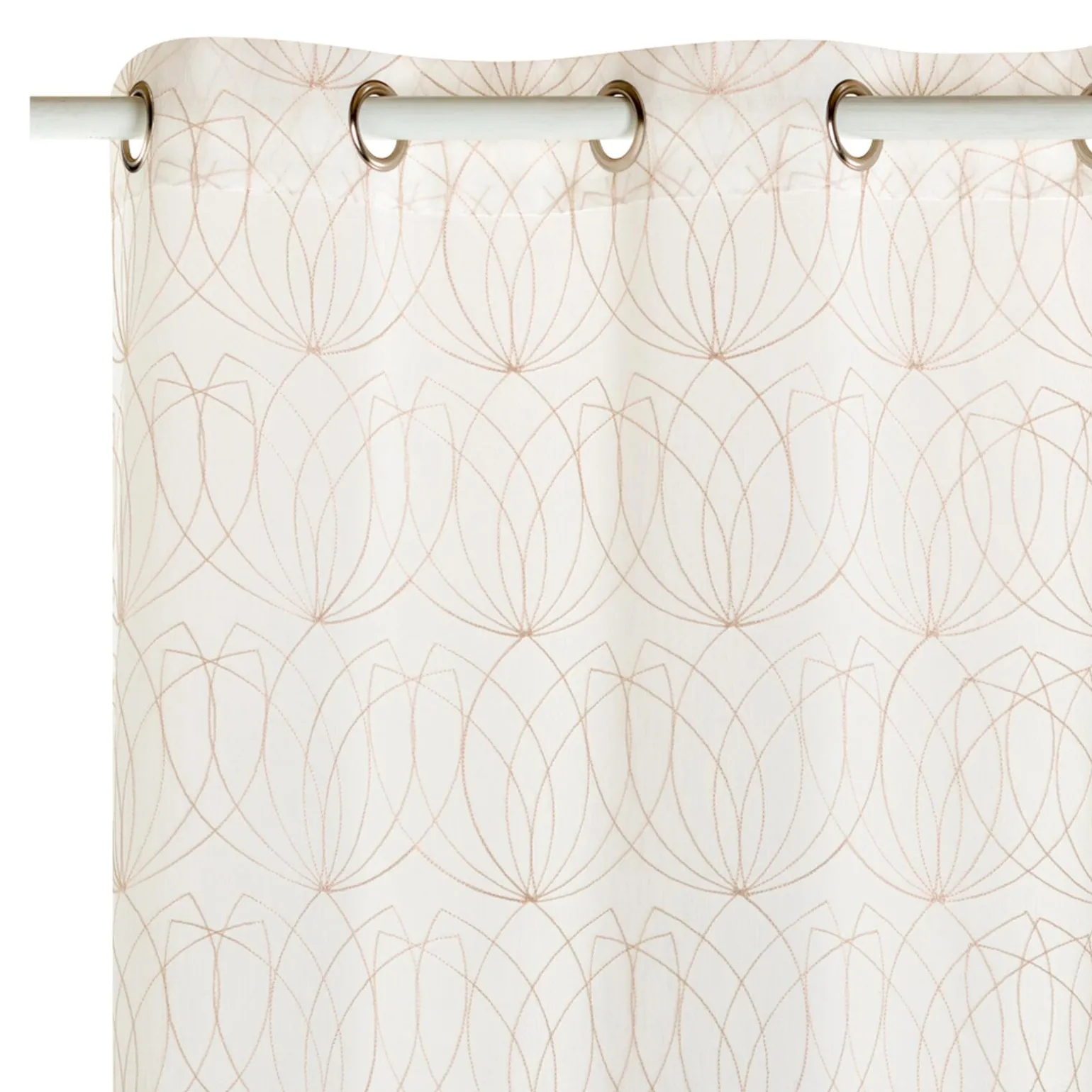 Voilage NYMPHEA coloris naturel 140 x 240 cm - 4MURS