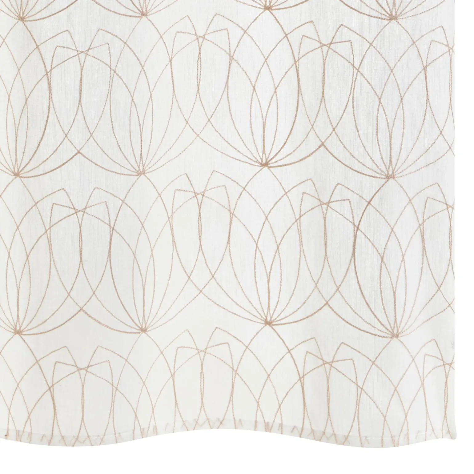 Voilage NYMPHEA coloris naturel 140 x 240 cm - 4MURS