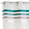 Voilage OSYA coloris bleu paon 140 x 240 cm - 4MURS