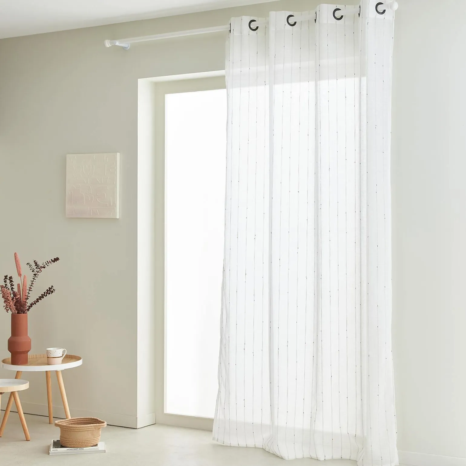 Voilage OTRANTE coloris écru 140 x 240 cm - 4MURS