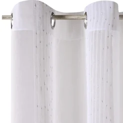 Voilage QUEEN coloris blanc 140 x 260 cm - 4MURS