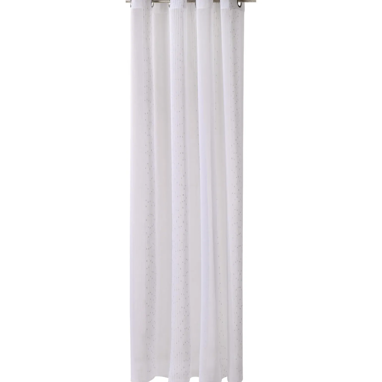 Voilage QUEEN coloris blanc 140 x 260 cm - 4MURS