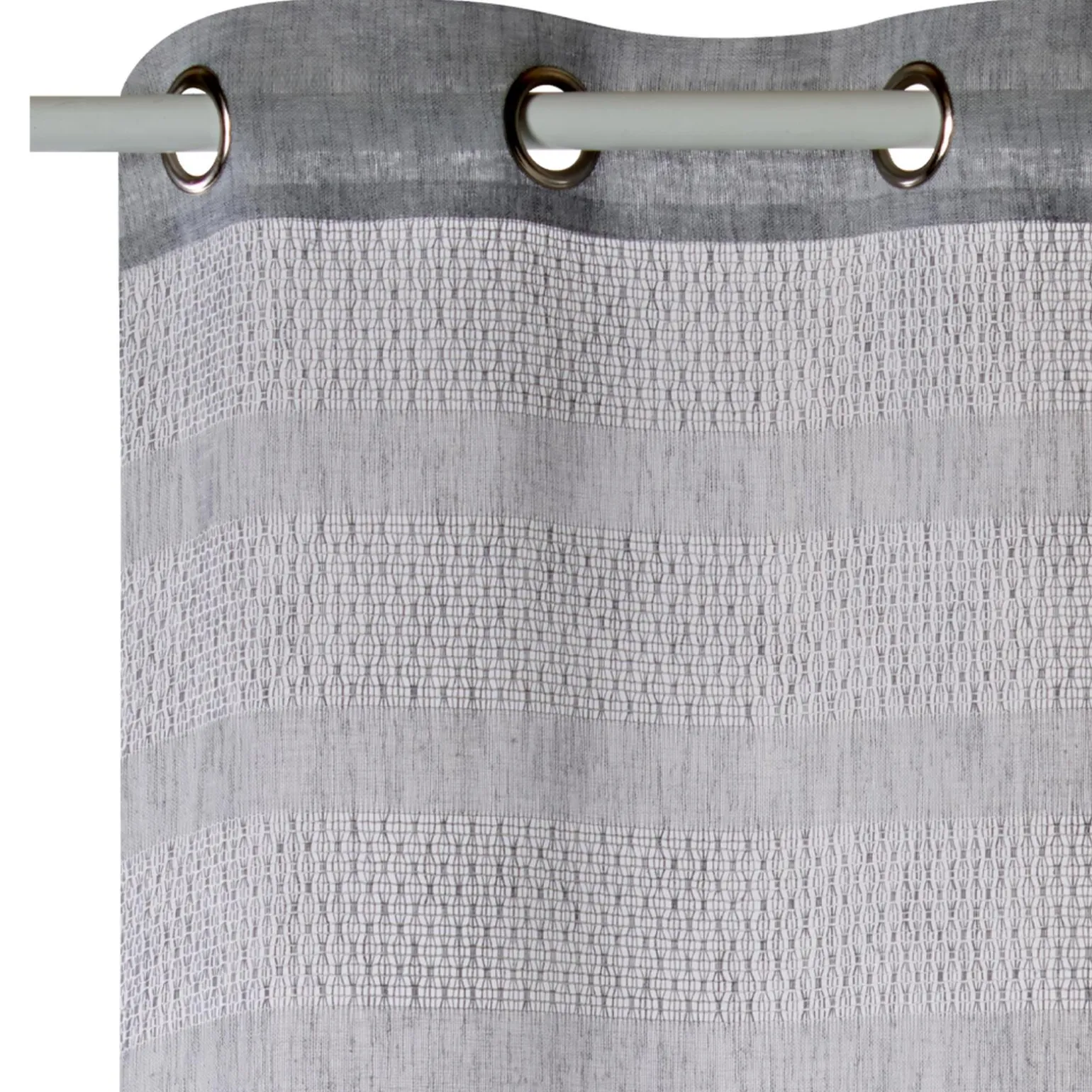 Voilage SAFI coloris gris 140 x 260 cm - 4MURS