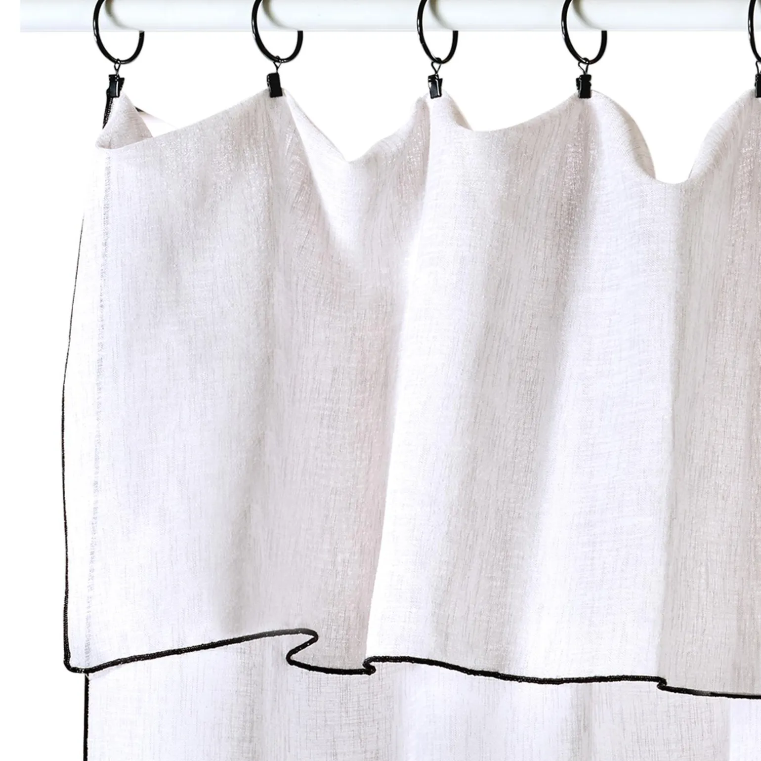 Voilage SAM coloris blanc 140 x 290 cm - 4MURS