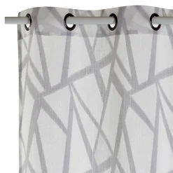 Voilage SKARA coloris gris perle 140 x 240 cm - 4MURS