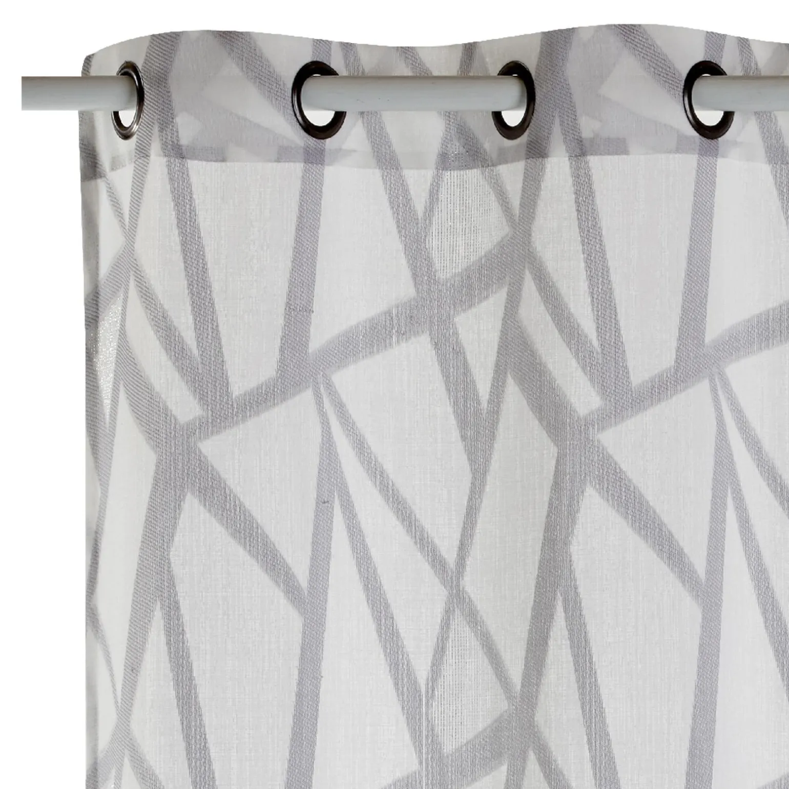 Voilage SKARA coloris gris perle 140 x 240 cm - 4MURS