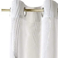 Voilage SOUND coloris blanc 140 x 260 cm - 4MURS