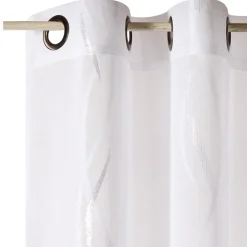 Voilage SPLENDIDE coloris blanc 140 x 260 cm - 4MURS