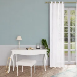 Voilage SPLENDIDE coloris blanc 140 x 260 cm - 4MURS