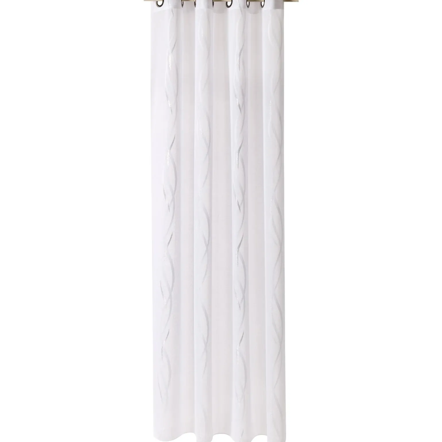 Voilage SPLENDIDE coloris blanc 140 x 260 cm - 4MURS