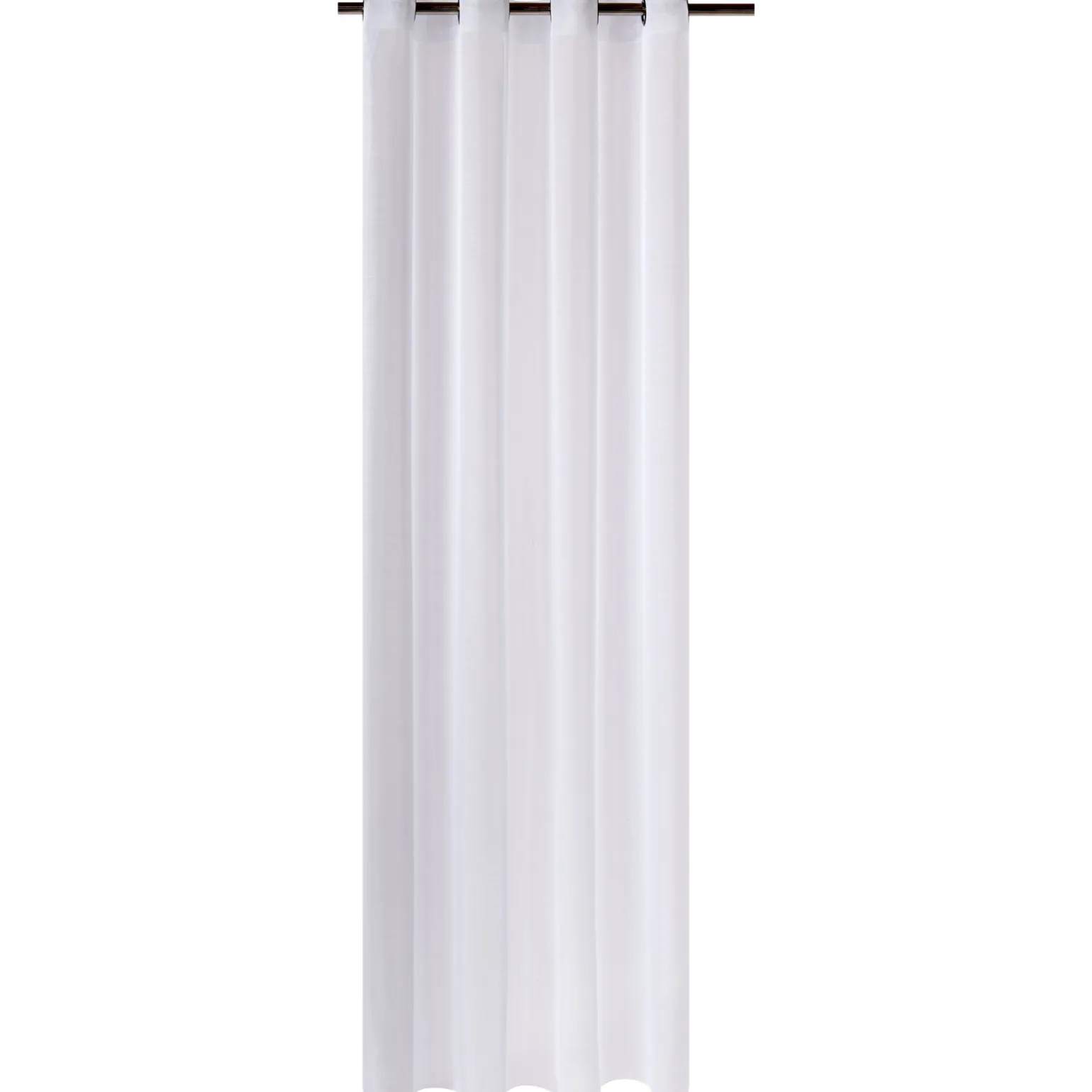 Voilage ÉTAMINE GIVRÉE coloris blanc 145 x 240 cm - 4MURS