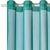 Voilage VOILE CHIC coloris bleu paon 145 x 240 cm - 4MURS