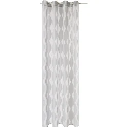 Voilage WAVY coloris gris perle 140 x 260 cm - 4MURS
