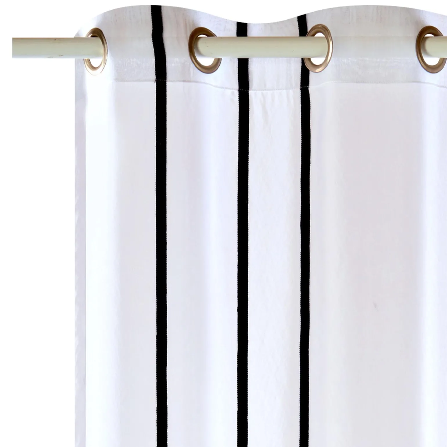 Voilage YUNA coloris noir 140 x 260 cm - 4MURS